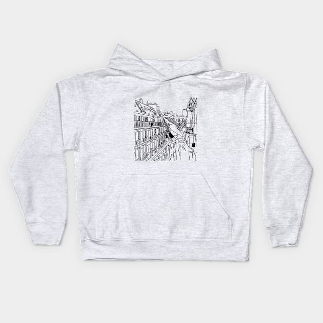 TRAVELER Kids Hoodie by amalawais